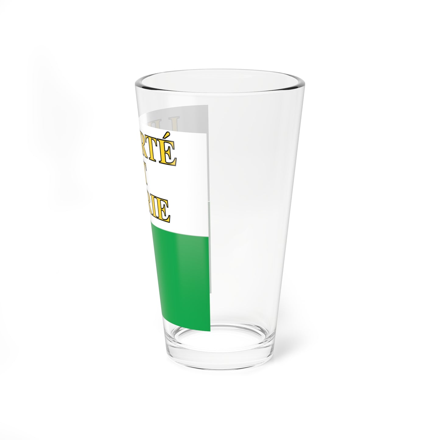 Flag of Canton of Vaud (Switzerland) Pint Glass 16oz