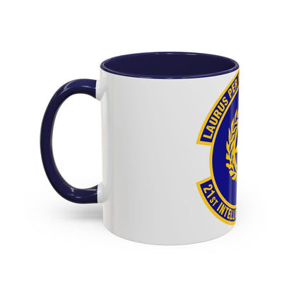 21st Intelligence Squadron (U.S. Air Force) Accent Coffee Mug