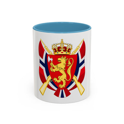 Coat of arms of the National Rifle Association of Norway - Accent Coffee Mug