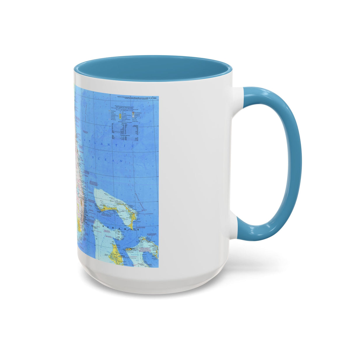 USA - Florida 1 (1973) (Map) Accent Coffee Mug