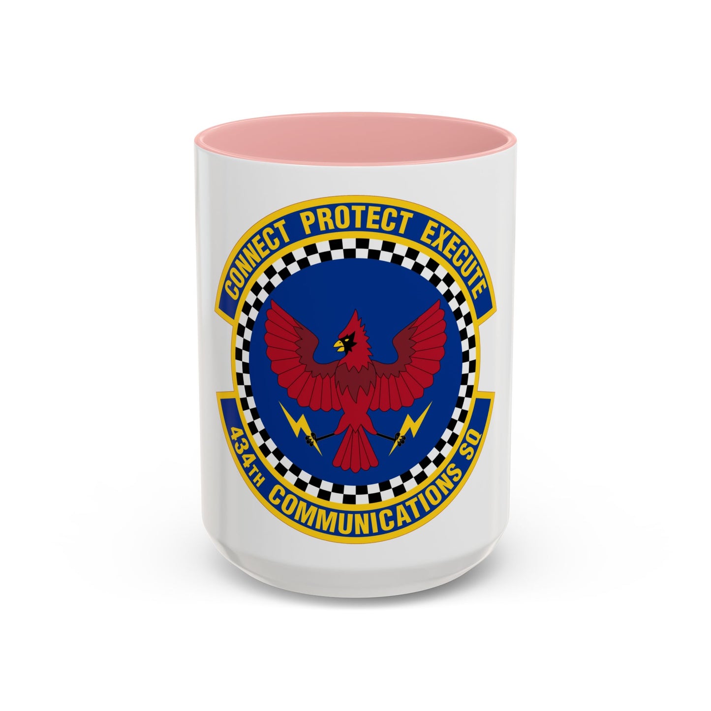 434 Communications Squadron AFRC (U.S. Air Force) Accent Coffee Mug