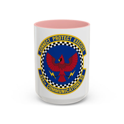 434 Communications Squadron AFRC (U.S. Air Force) Accent Coffee Mug