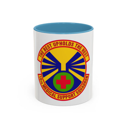 10th Medical Support Squadron (U.S. Air Force) Accent Coffee Mug