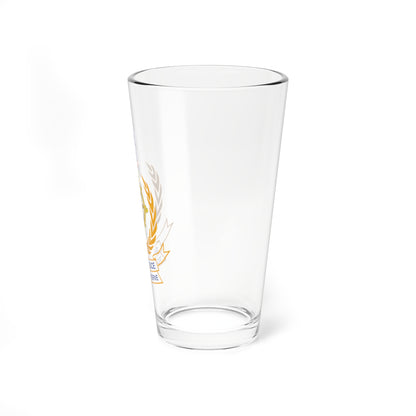 Sikkim police logo (India) (Coat of Arms) Pint Glass 16oz