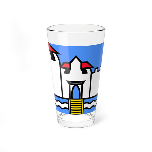 CHE Rennweg ZH Flag (Switzerland) Pint Glass 16oz
