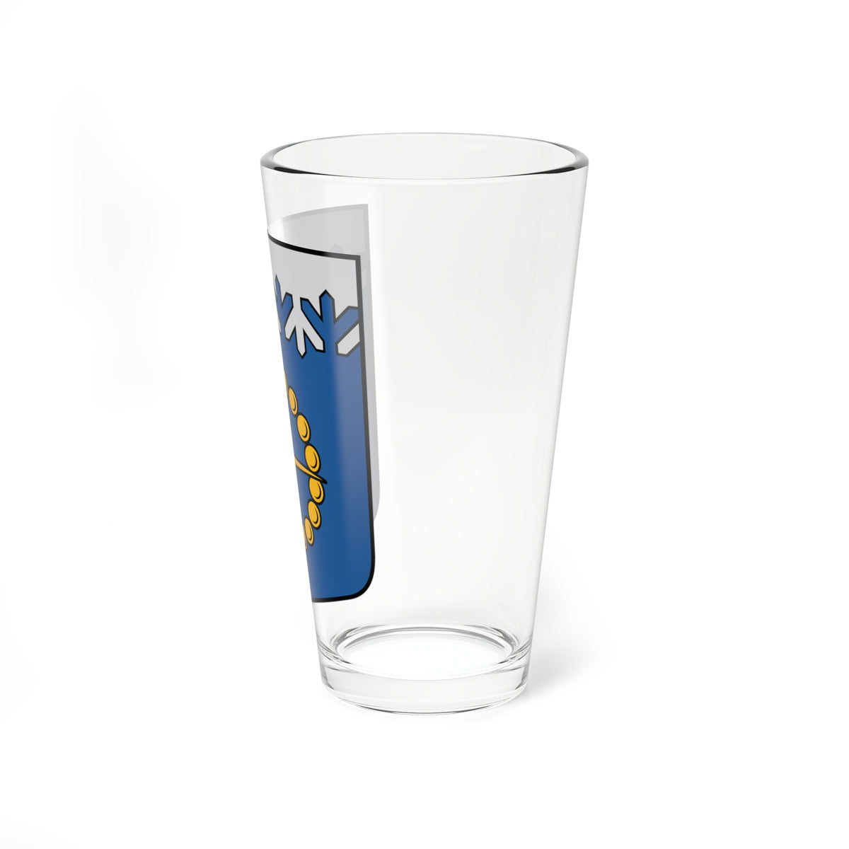 Kurmenes pagasta ģerbonis (Latvia) (Coat of Arms) Pint Glass 16oz