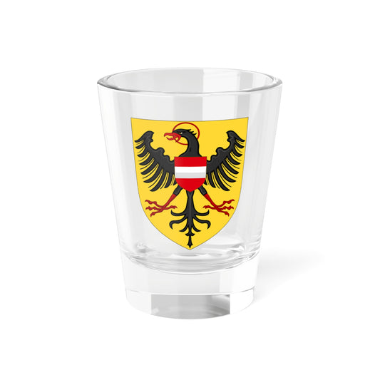 Arms of Albert II of Habsbourg as King of the Romans (Austria) (Coat of Arms) Shot Glass 1.5oz