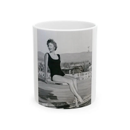 Barbara Stanwyck #164 (Vintage Female Icon) White Coffee Mug-11oz-Go Mug Yourself