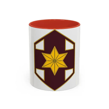 804 Medical Brigade 2 (U.S. Army) Accent Coffee Mug 11oz Red - Go Mug Yourself