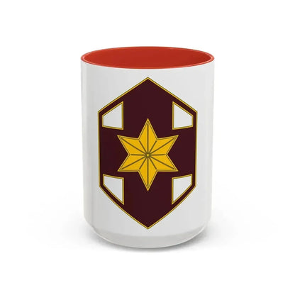 804 Medical Brigade 2 (U.S. Army) Accent Coffee Mug 15oz Red - Go Mug Yourself