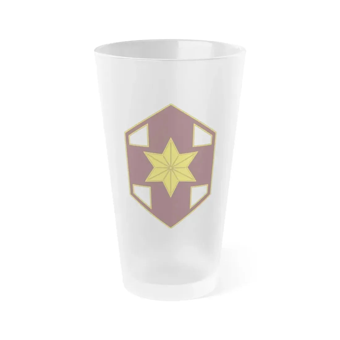 804 Medical Brigade 2 (U.S. Army) Frosted Pint Glass 16oz Default Title - Go Mug Yourself