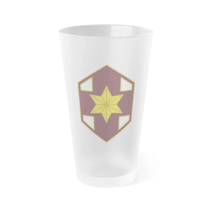 804 Medical Brigade 2 (U.S. Army) Frosted Pint Glass 16oz Default Title - Go Mug Yourself
