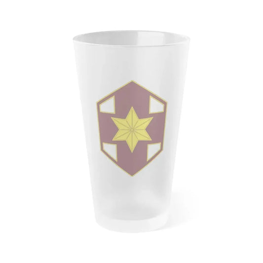 804 Medical Brigade 2 (U.S. Army) Frosted Pint Glass 16oz Default Title - Go Mug Yourself