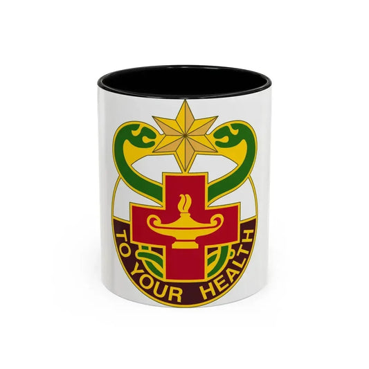 804 Medical Brigade 3 (U.S. Army) Accent Coffee Mug 11oz Black - Go Mug Yourself