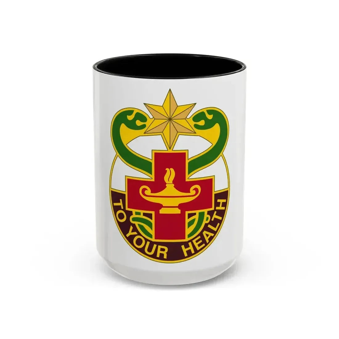 804 Medical Brigade 3 (U.S. Army) Accent Coffee Mug 15oz Black - Go Mug Yourself