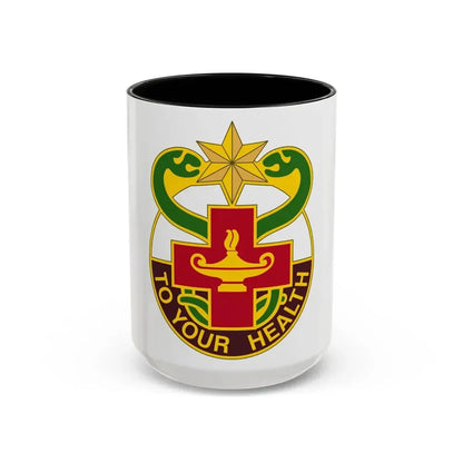 804 Medical Brigade 3 (U.S. Army) Accent Coffee Mug 15oz Black - Go Mug Yourself