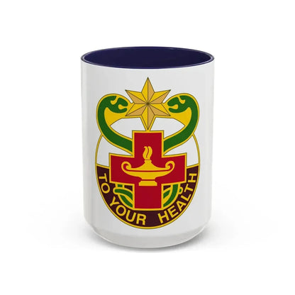 804 Medical Brigade 3 (U.S. Army) Accent Coffee Mug 15oz Navy - Go Mug Yourself