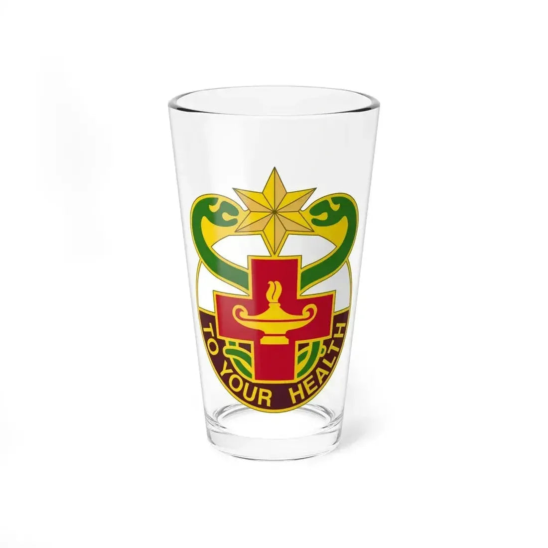 804 Medical Brigade 3 (U.S. Army) Pint Glass 16oz 16oz - Go Mug Yourself