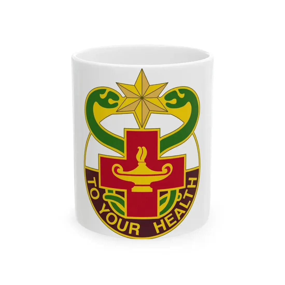804 Medical Brigade 3 (U.S. Army) White Coffee Mug 11oz - Go Mug Yourself
