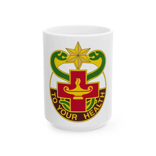 804 Medical Brigade 3 (U.S. Army) White Coffee Mug 15oz - Go Mug Yourself