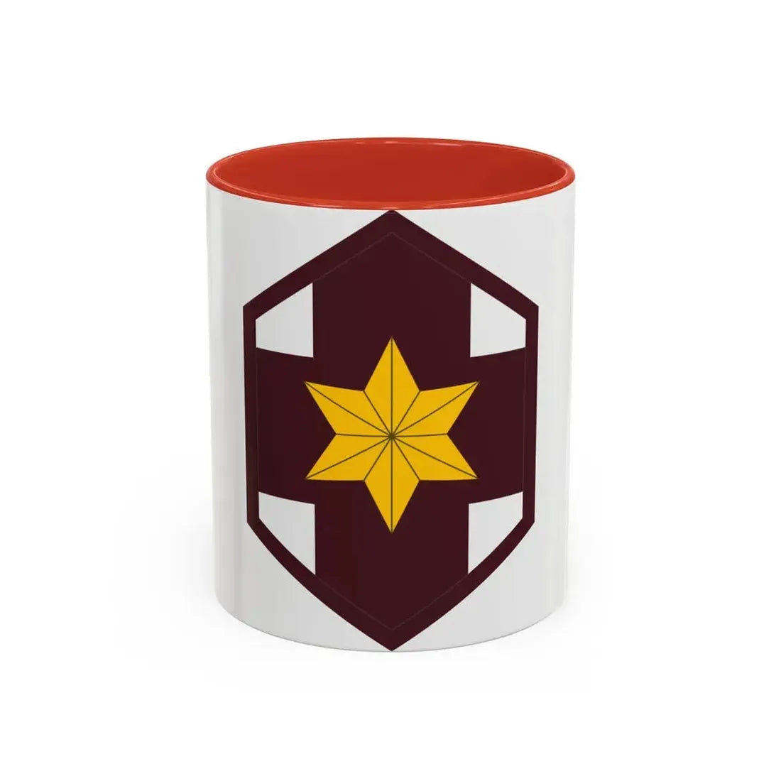 804 Medical Brigade (U.S. Army) Accent Coffee Mug 11oz Red - Go Mug Yourself