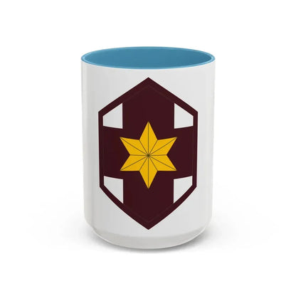 804 Medical Brigade (U.S. Army) Accent Coffee Mug 15oz Light Blue - Go Mug Yourself