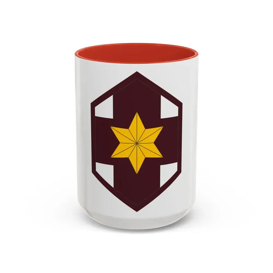 804 Medical Brigade (U.S. Army) Accent Coffee Mug 15oz Navy - Go Mug Yourself