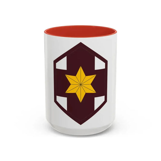 804 Medical Brigade (U.S. Army) Accent Coffee Mug 15oz Navy - Go Mug Yourself