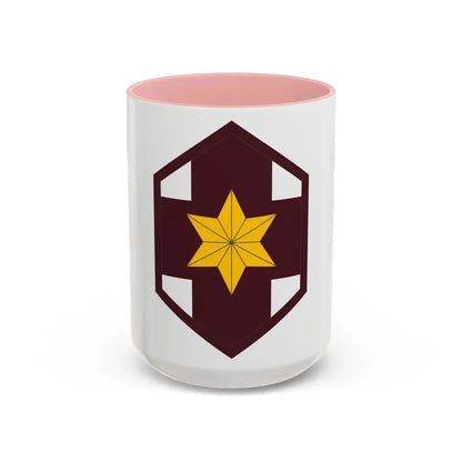 804 Medical Brigade (U.S. Army) Accent Coffee Mug 15oz Pink - Go Mug Yourself