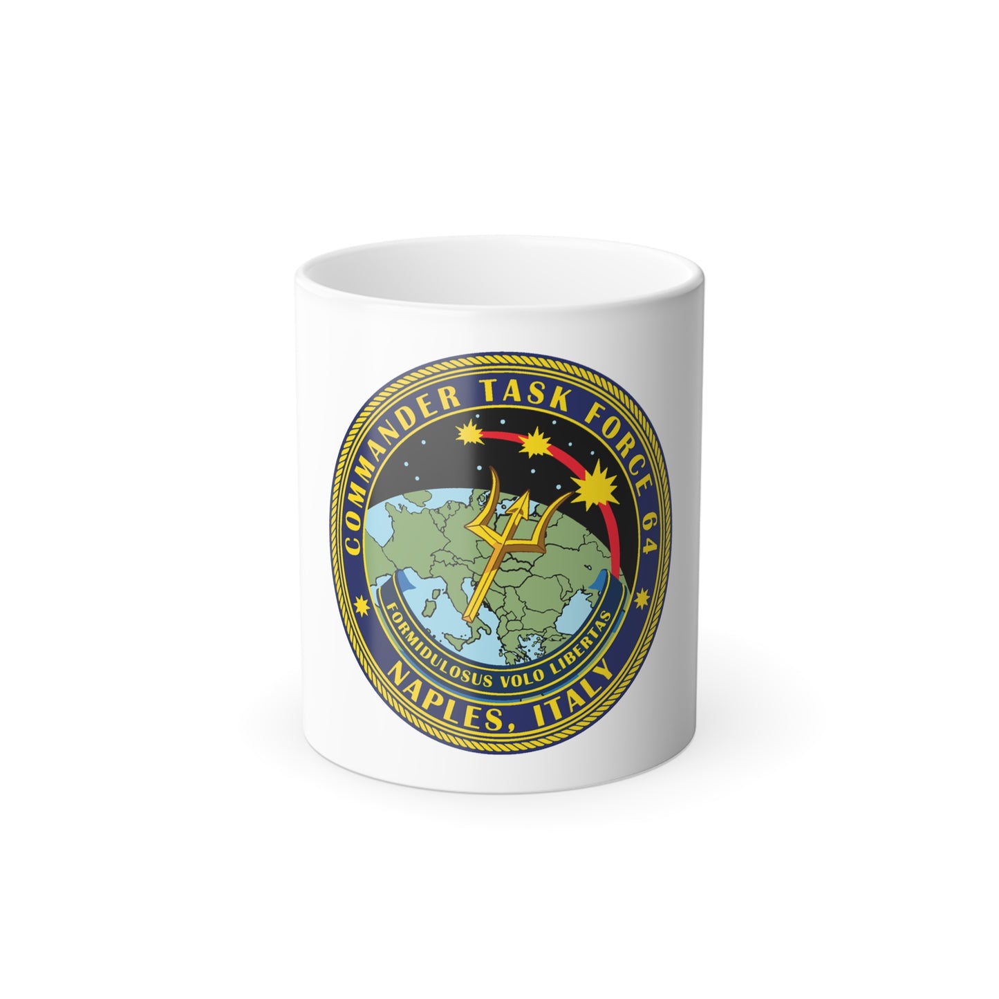Commander Task Force 64 (U.S. Navy) Color Changing Mug 11oz
