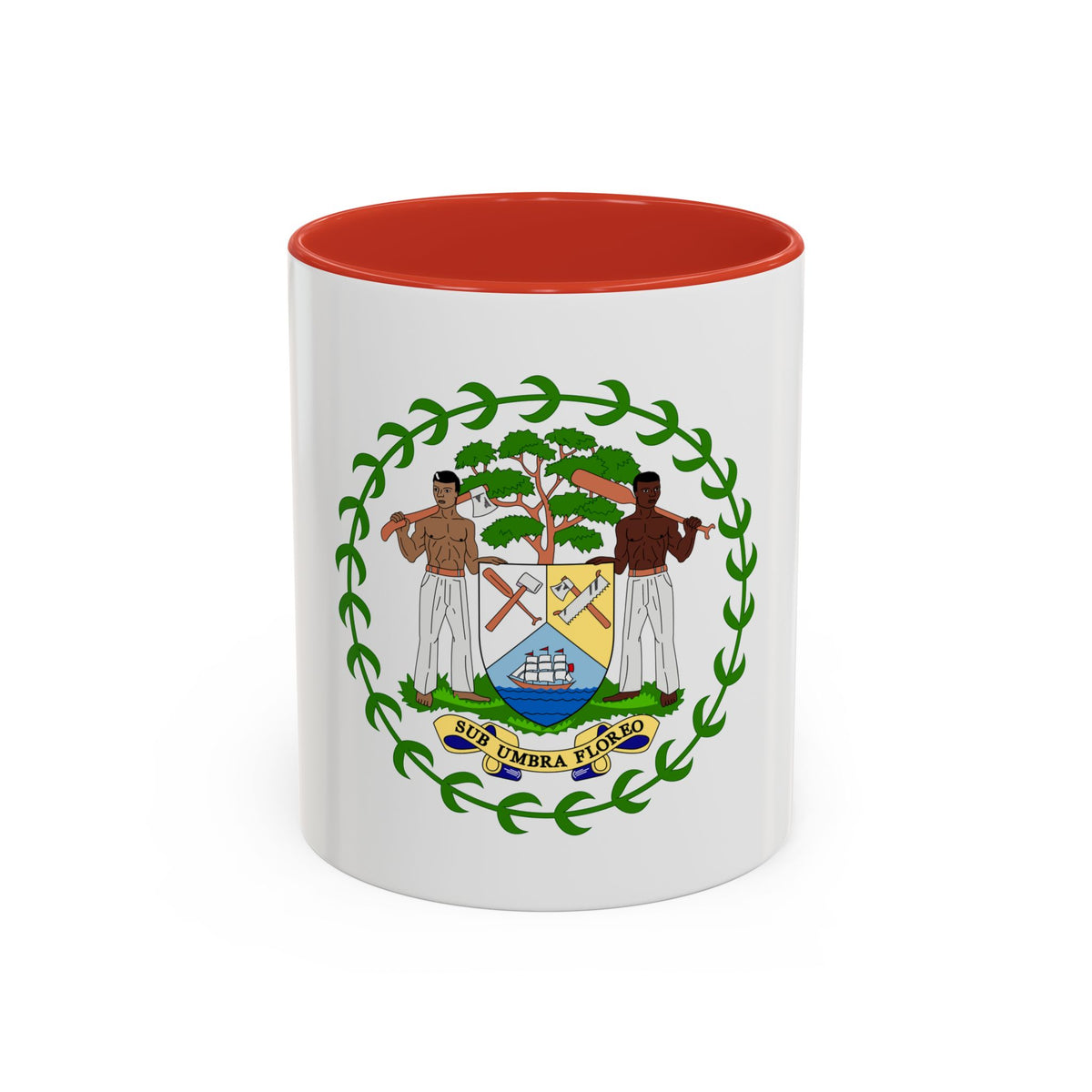 Coat of arms of Belize - Accent Coffee Mug