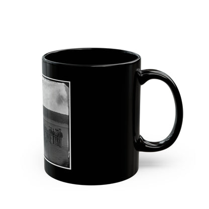 Arlington, Va. Gun Crew Of Company K, 2d New York Artillery, In Fort C.F. Smith (U.S. Civil War) Black Coffee Mug