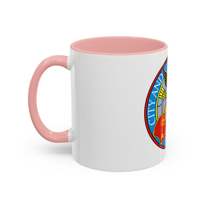 Seal of Denver - Accent Coffee Mug