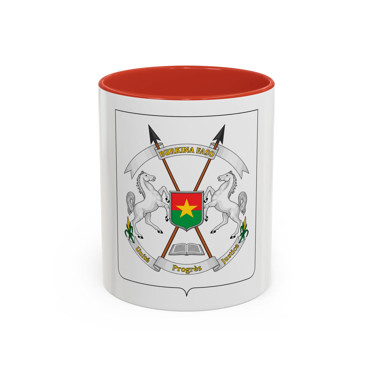 Coat of arms of Burkina Faso - Accent Coffee Mug