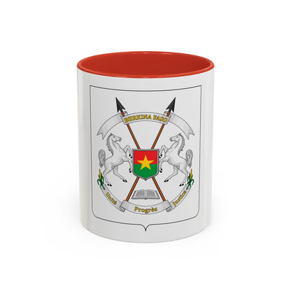 Coat of arms of Burkina Faso - Accent Coffee Mug