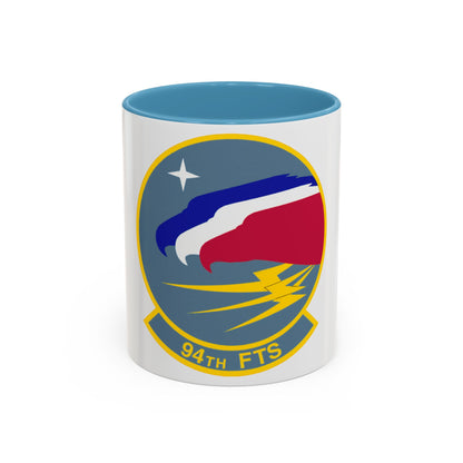 94 Flying Training Squadron AETC (U.S. Air Force) Accent Coffee Mug