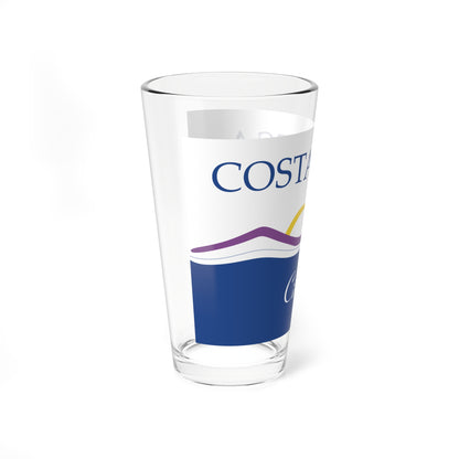 Flag of Costa Mesa California (United States) Pint Glass 16oz