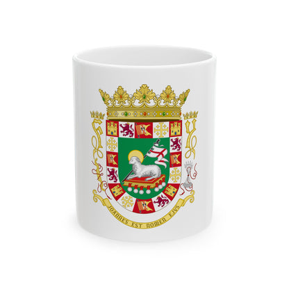 Coat of arms of the Commonwealth of Puerto Rico 2 - White Coffee Mug