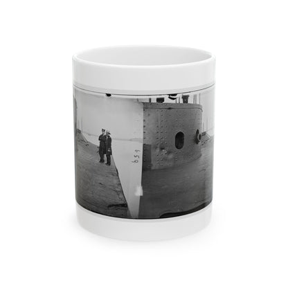 James River, Va. Deck And Turret Of U.S.S. Monitor(2) (U.S. Civil War) White Coffee Mug