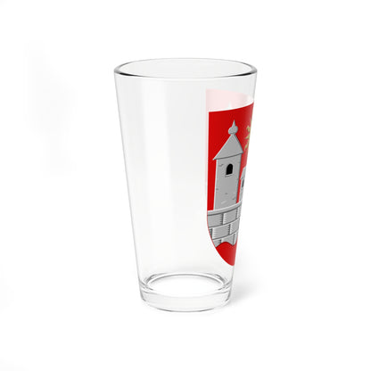 Hämeenlinna.vaakuna (Finland) (Coat of Arms) Pint Glass 16oz