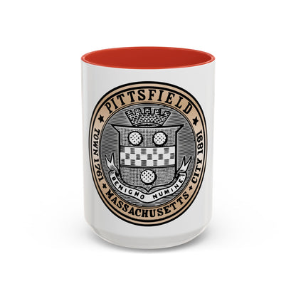 Seal of Pittsfield Massachusetts - Accent Coffee Mug