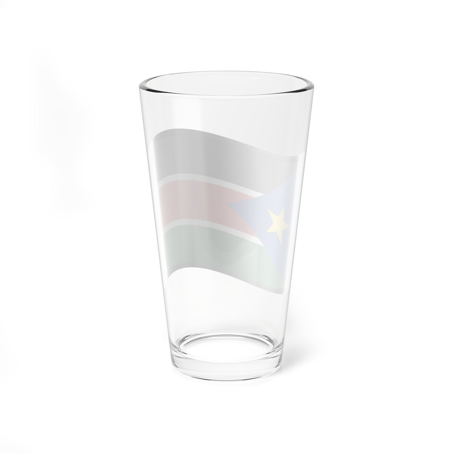 Nuvola South Sudan flag (South Sudan) Pint Glass 16oz