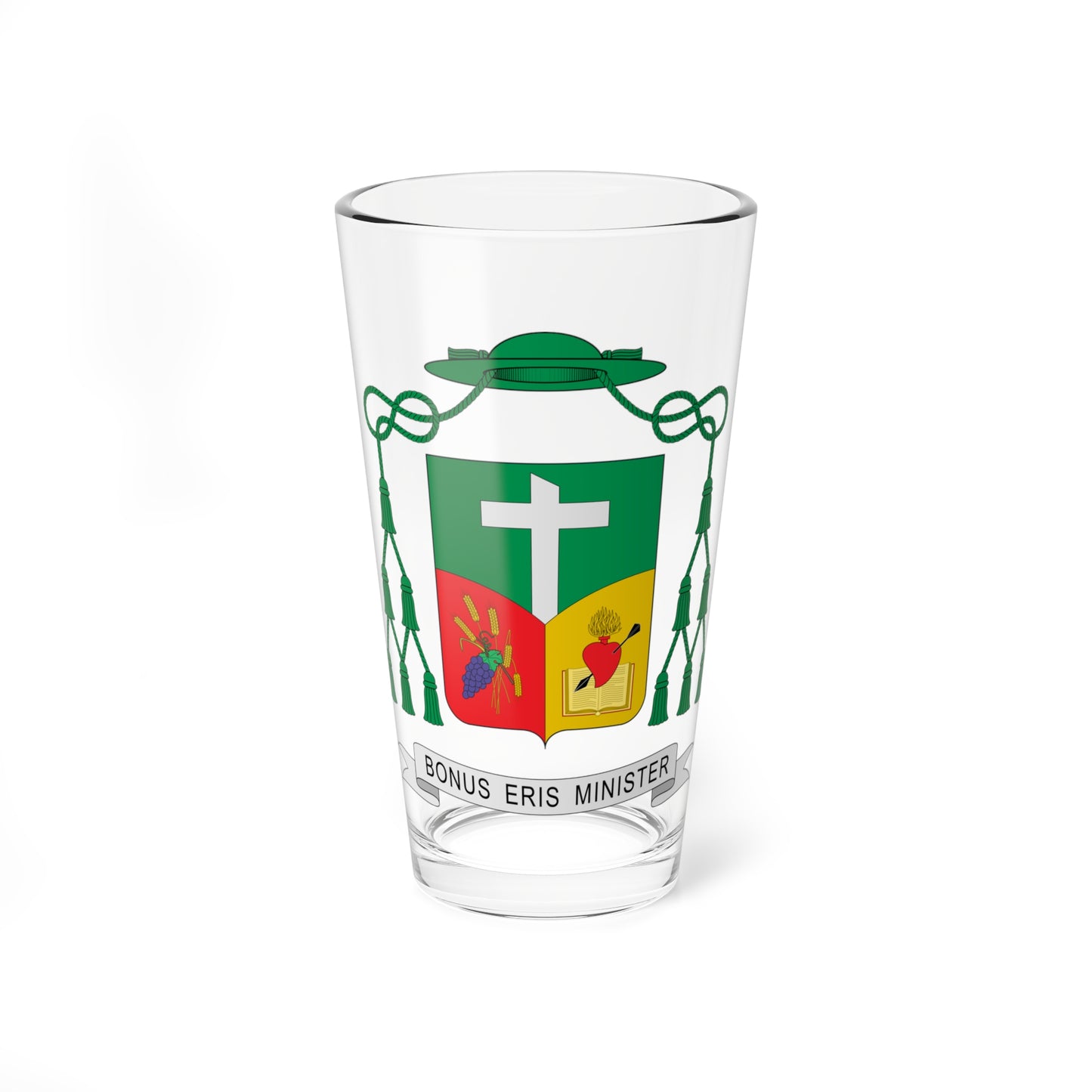 Escudo de Francisco Javier Hernández Arnedo (Spain) (Coat of Arms) Pint Glass 16oz