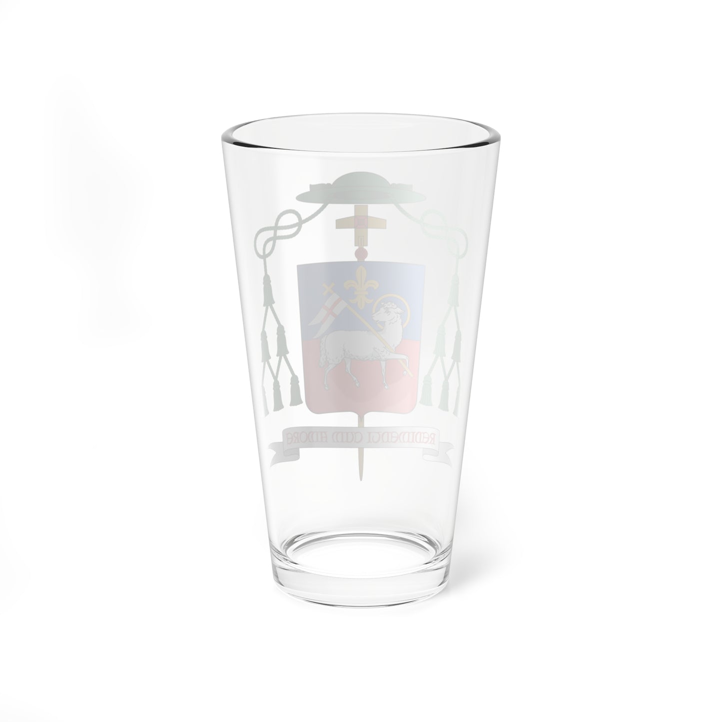 Escudo de Dominique Marie Jean Denis You (Spain) (Coat of Arms) Pint Glass 16oz