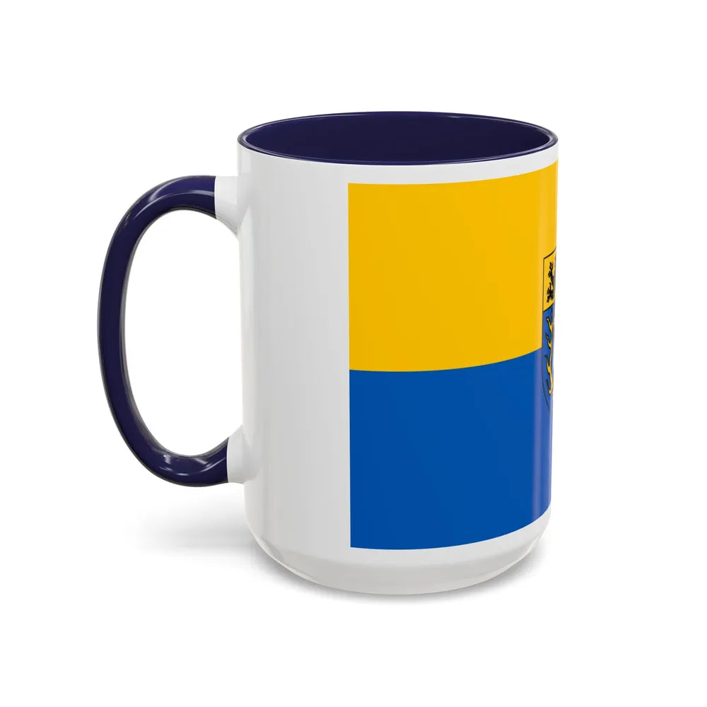 Flag of Aachen Germany - Accent Coffee Mug-Go Mug Yourself