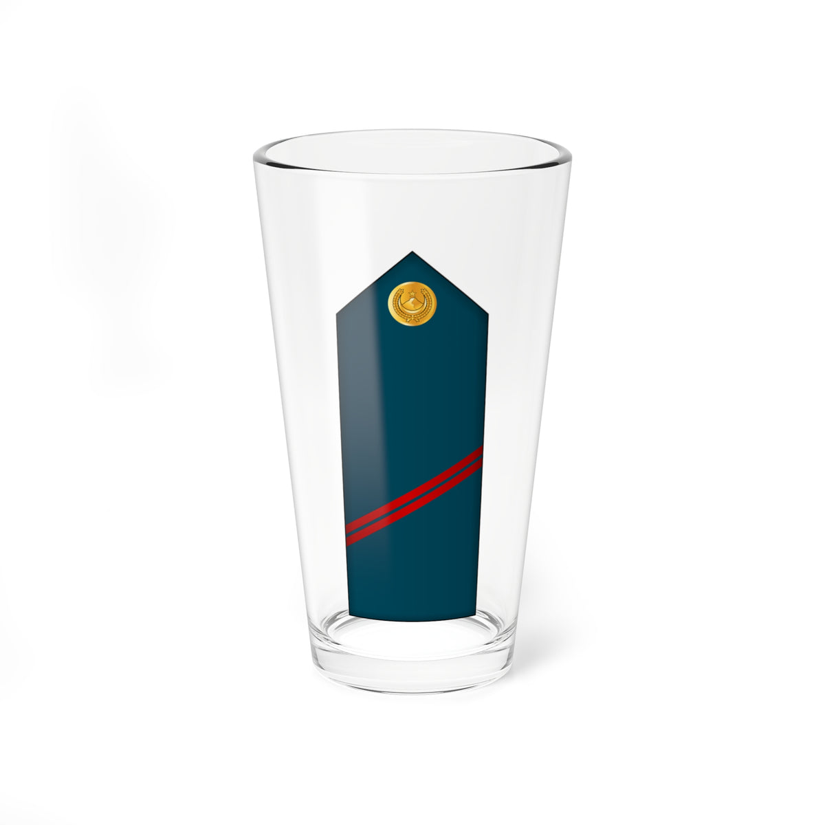 01.AlgAF AFC (Algeria) (Military Rank) Pint Glass 16oz