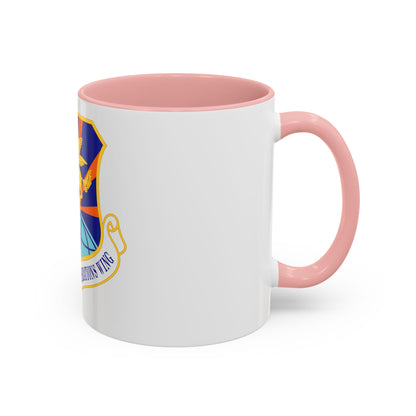 515 Air Mobility Operations Wing AMC (U.S. Air Force) Accent Coffee Mug