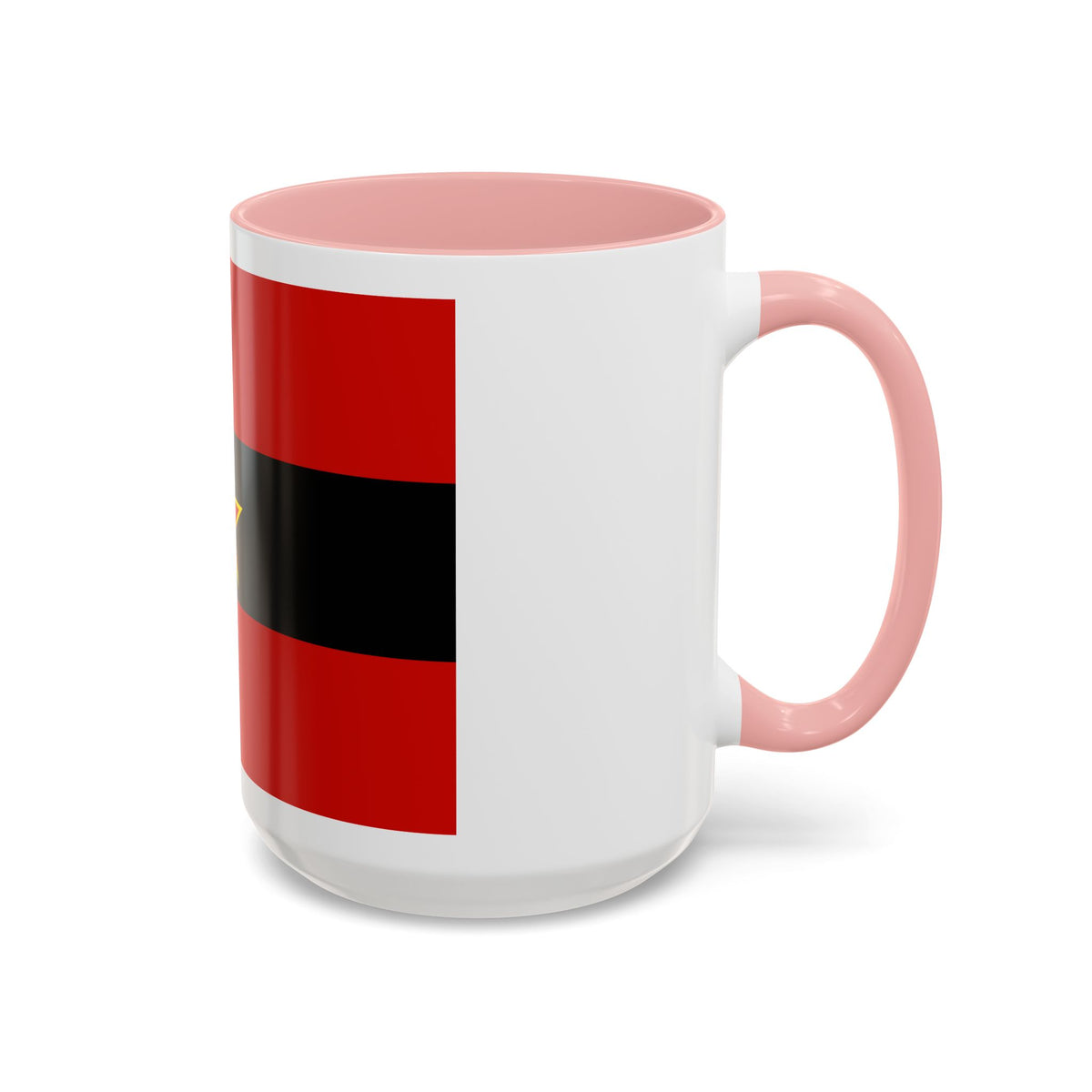 Civil Ensign of Albania 1945 to 1992 - Accent Coffee Mug