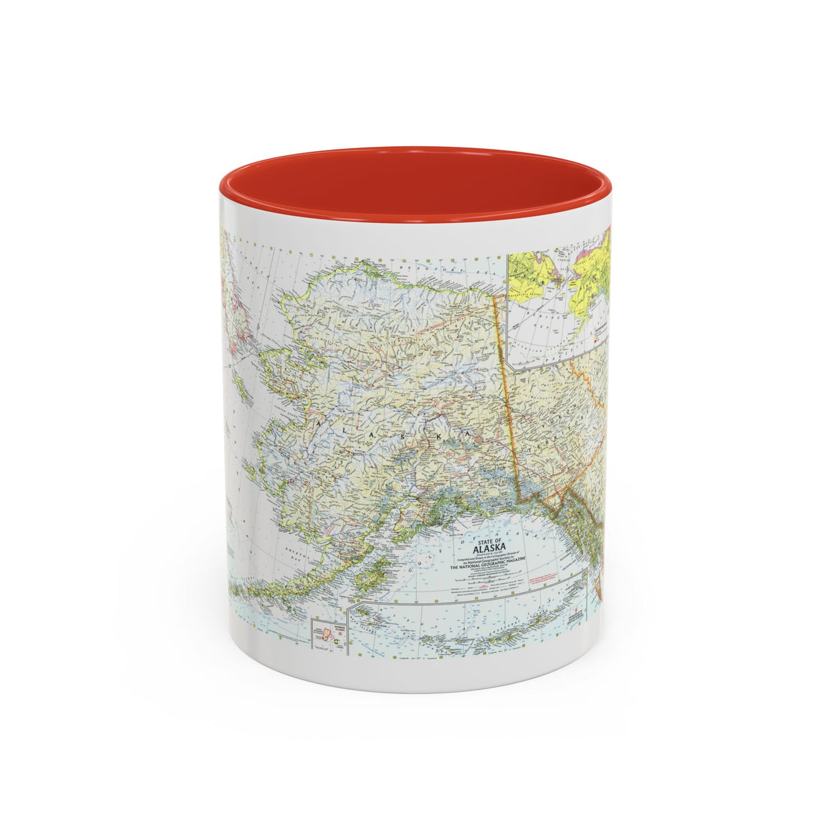 USA - Alaska (1959) (Map) Accent Coffee Mug