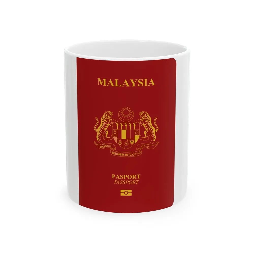 Malaysia Passport - White Coffee Mug-11oz-Go Mug Yourself